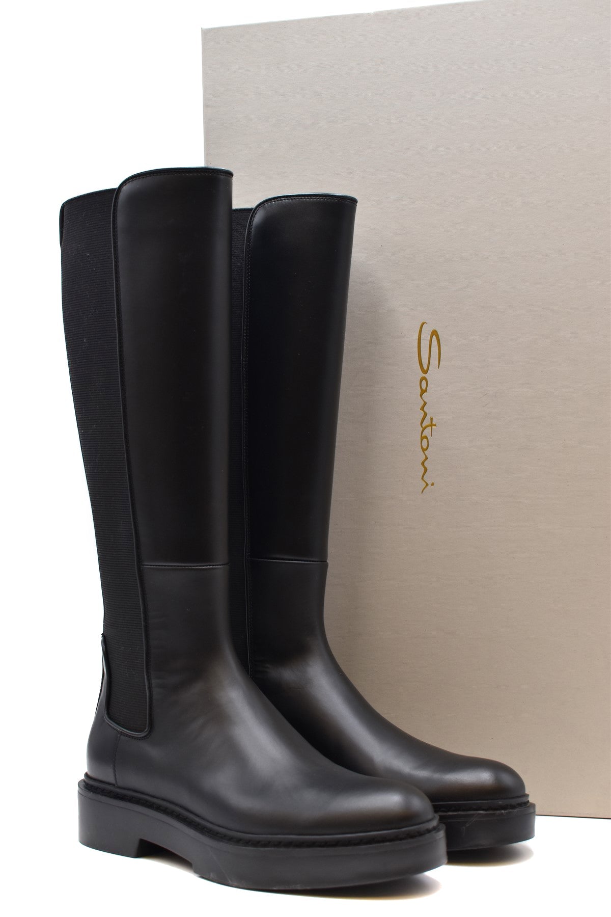 Santoni Boots Black