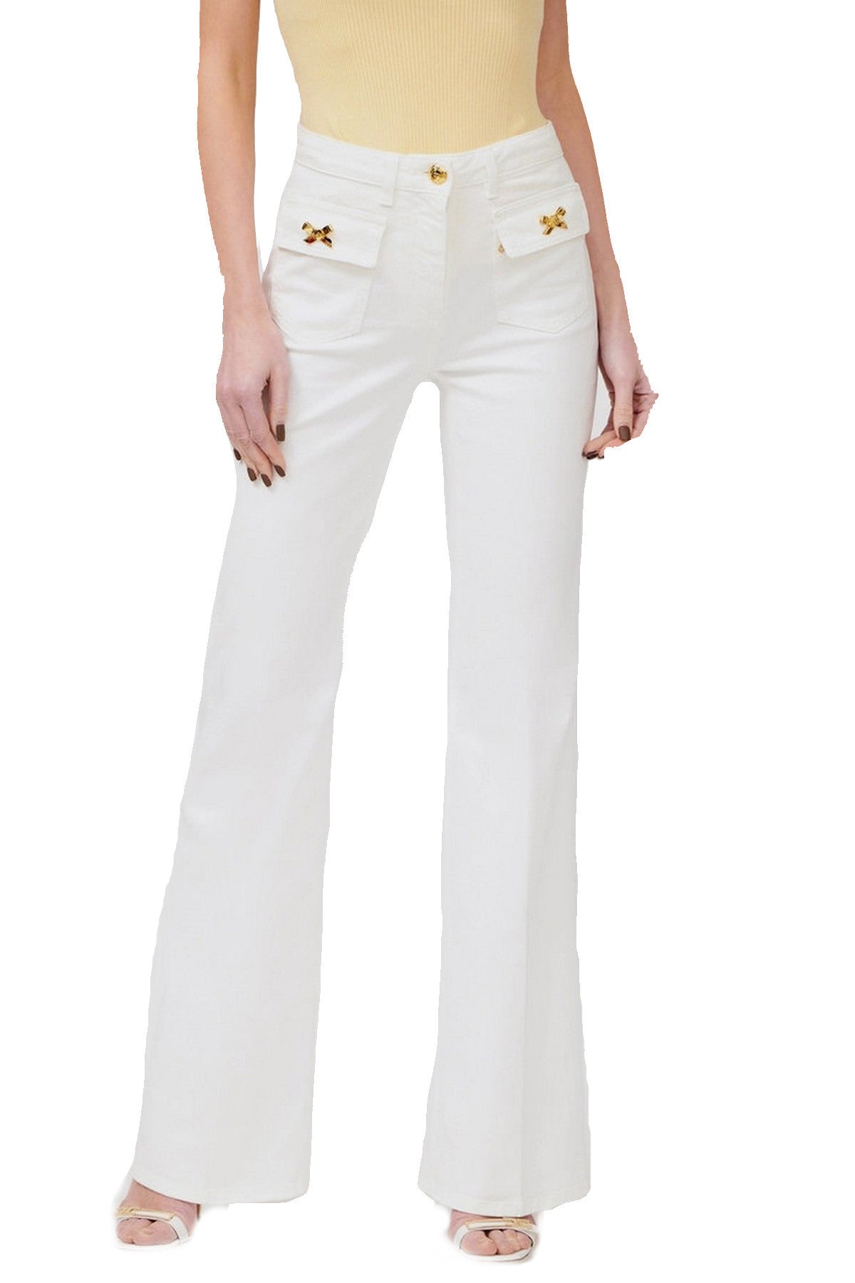 Elisabetta Franchi Jeans White