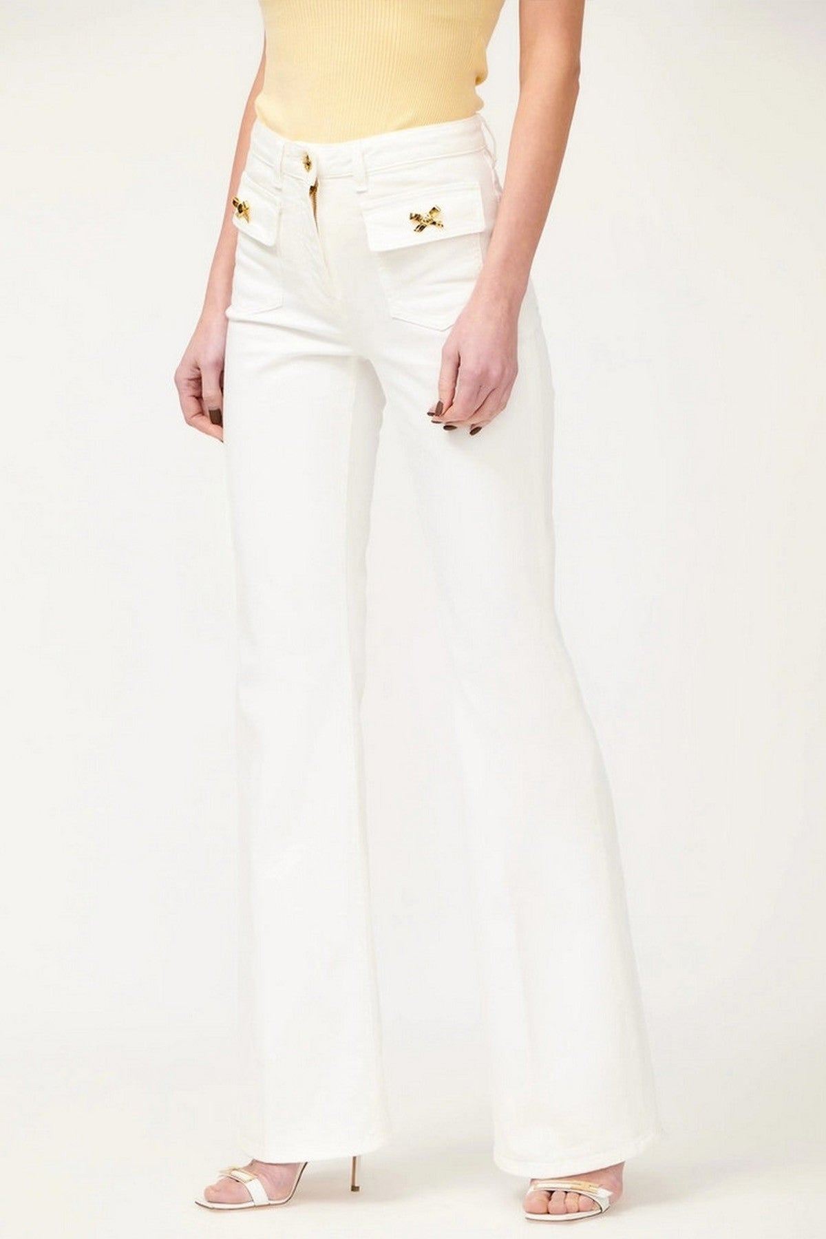 Elisabetta Franchi Jeans White