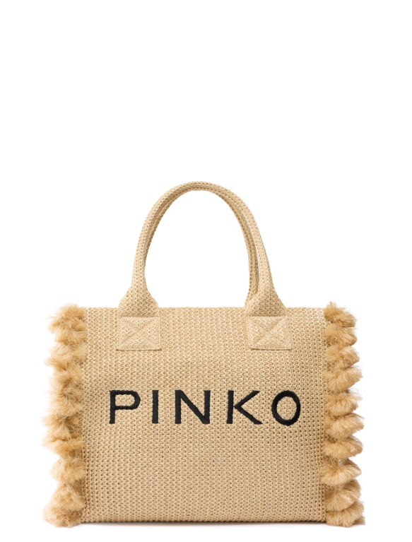 Pinko Beach Shopper Rafia