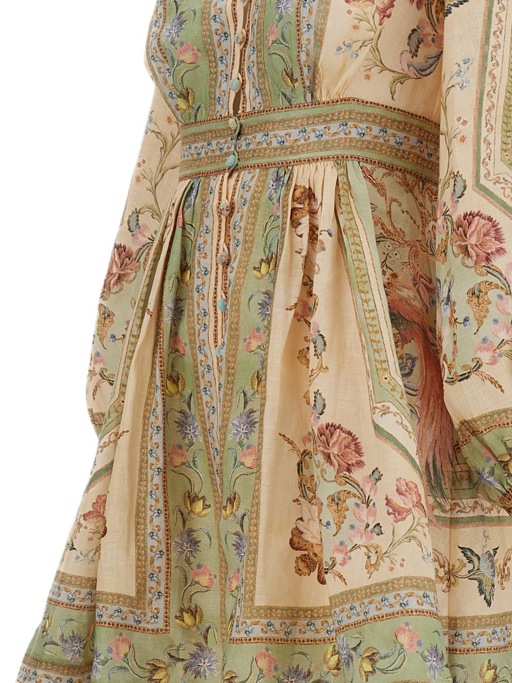 Zimmermann Roselight Linen Mini Dress