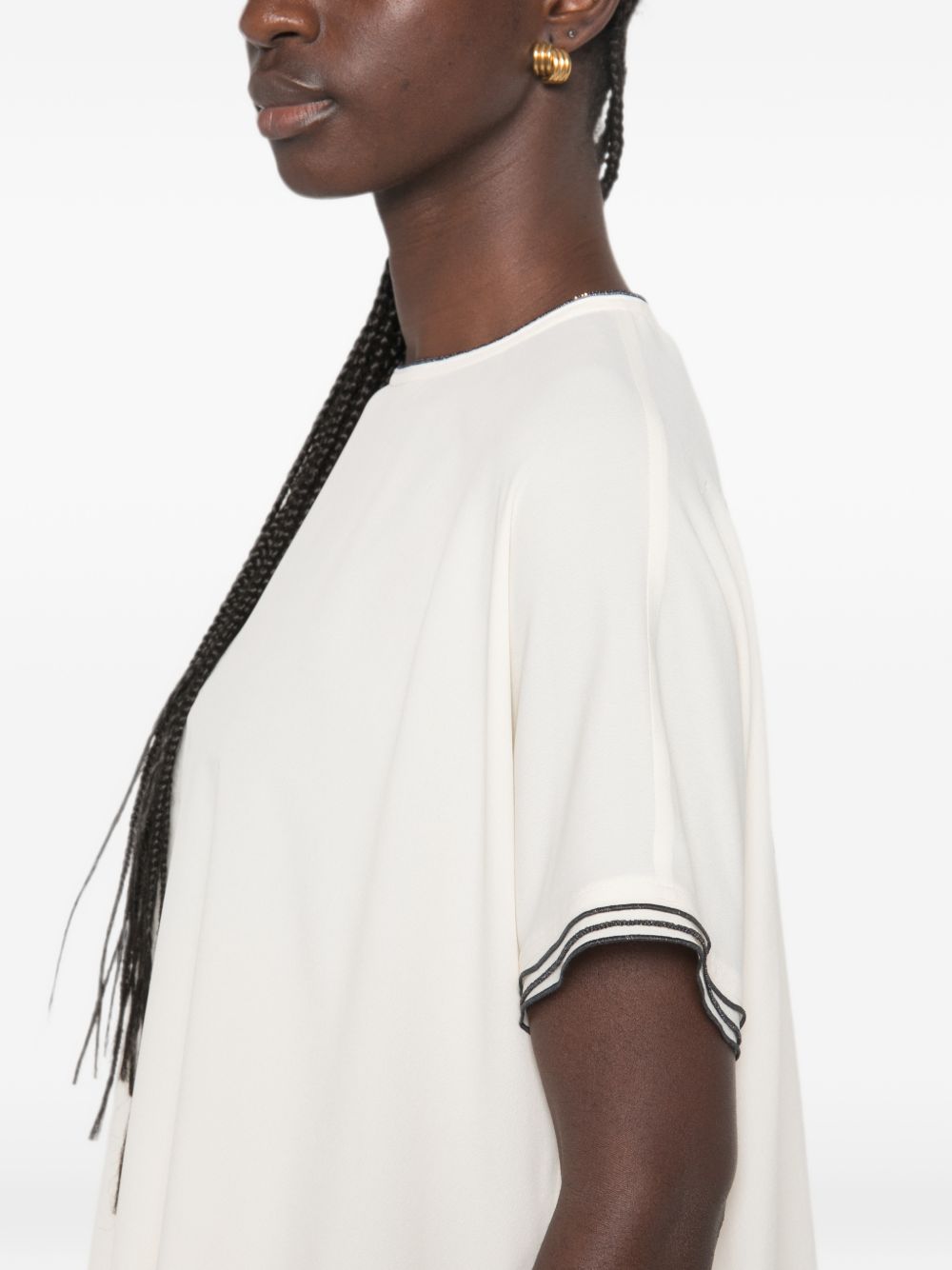 Fabiana Filippi Silk Blend Top
