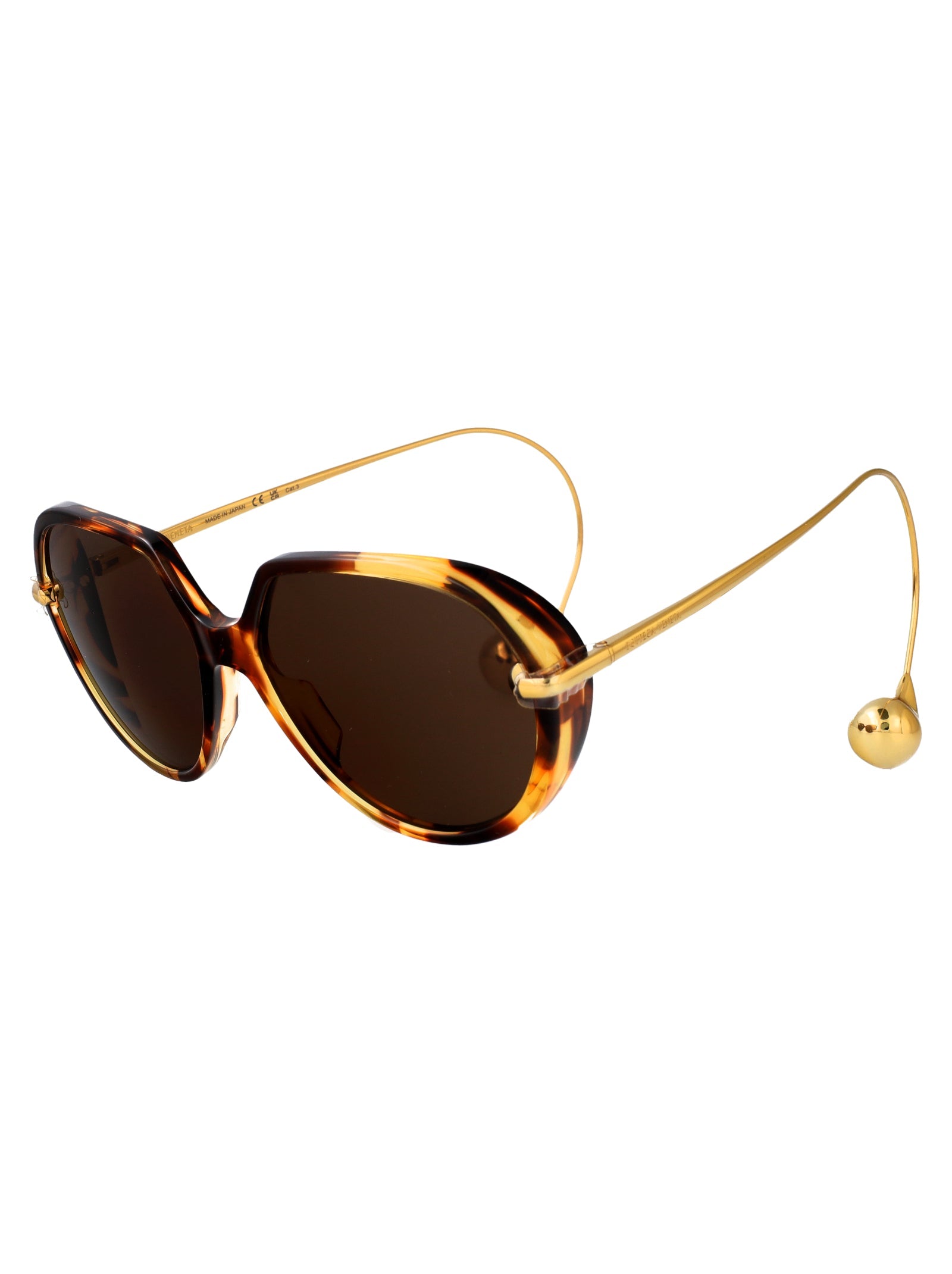 Bottega Veneta Geometrical Sunglasses Bv1436 S 002