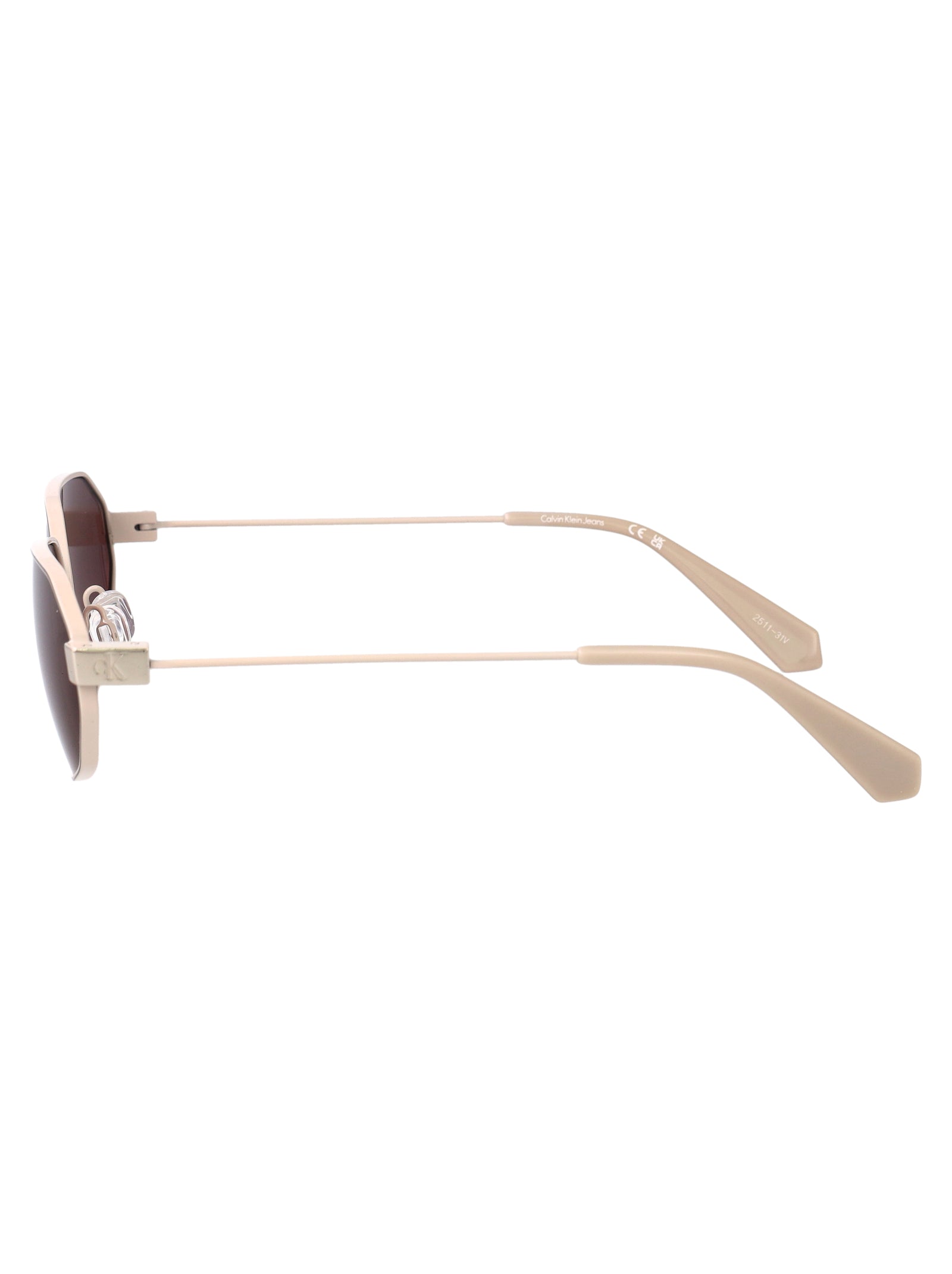 Calvin Klein Jeans Rectangular Sunglasses Ckj26200 S 42