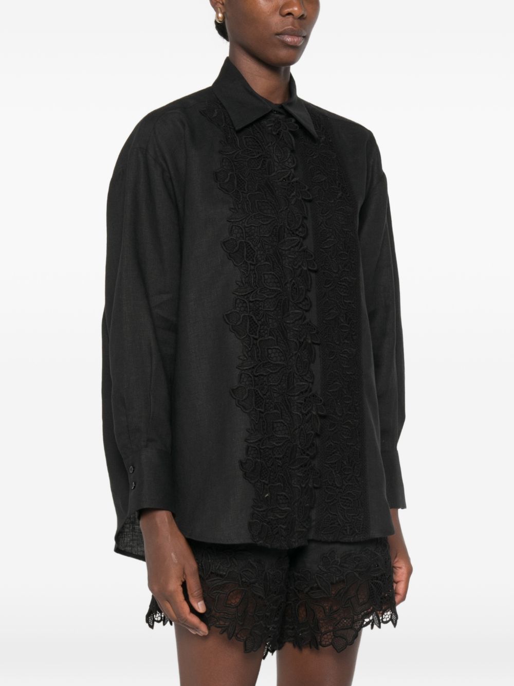 Ermanno Scervino Linen Oversized Shirt