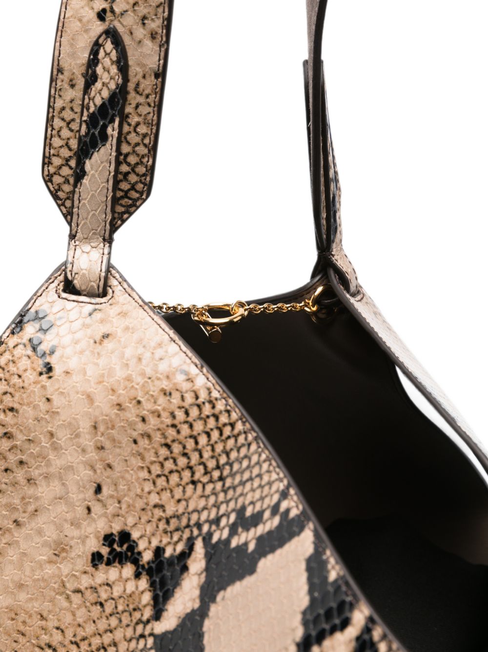 Khaite Lotus Small Leathet Bucket Bag