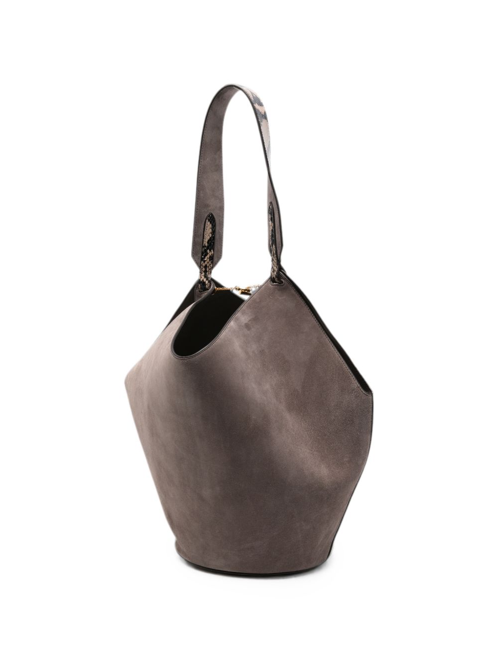Khaite Lotus Small Leathet Bucket Bag