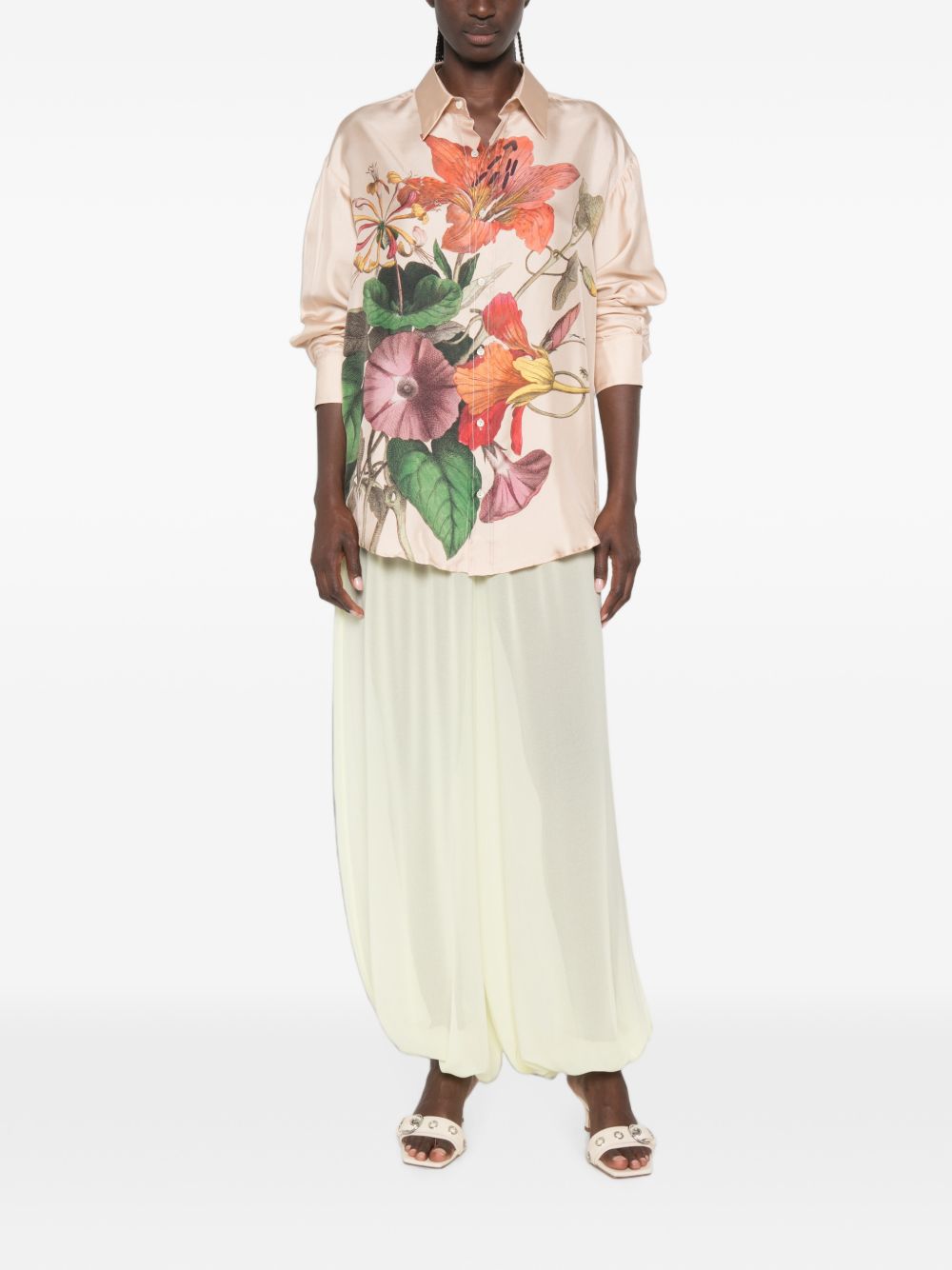 Pierre Louis Mascia Printed Silk Shirt