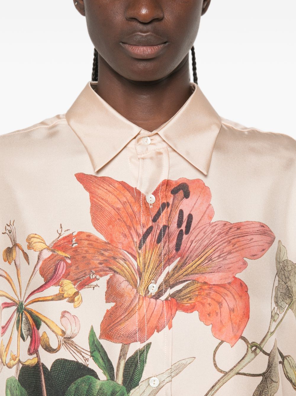 Pierre Louis Mascia Printed Silk Shirt