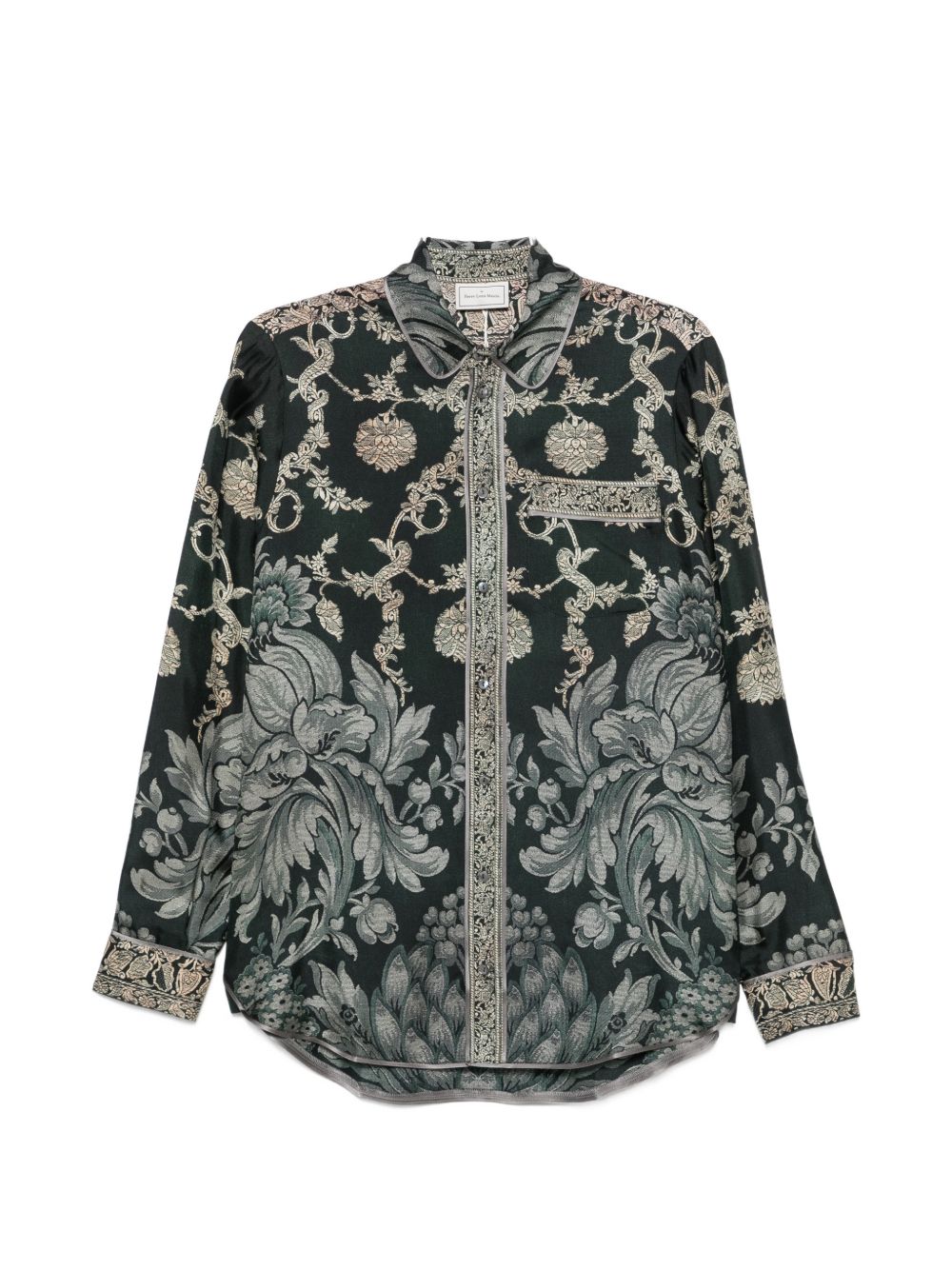 Pierre Louis Mascia Printed Silk Shirt