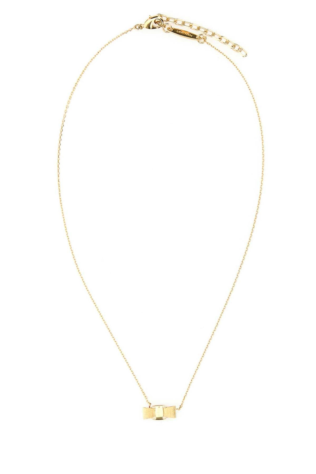 Salvatore Ferragamo Gold Metal Necklace