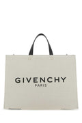 Givenchy Ivory Canvas Medium G Shopping Bag