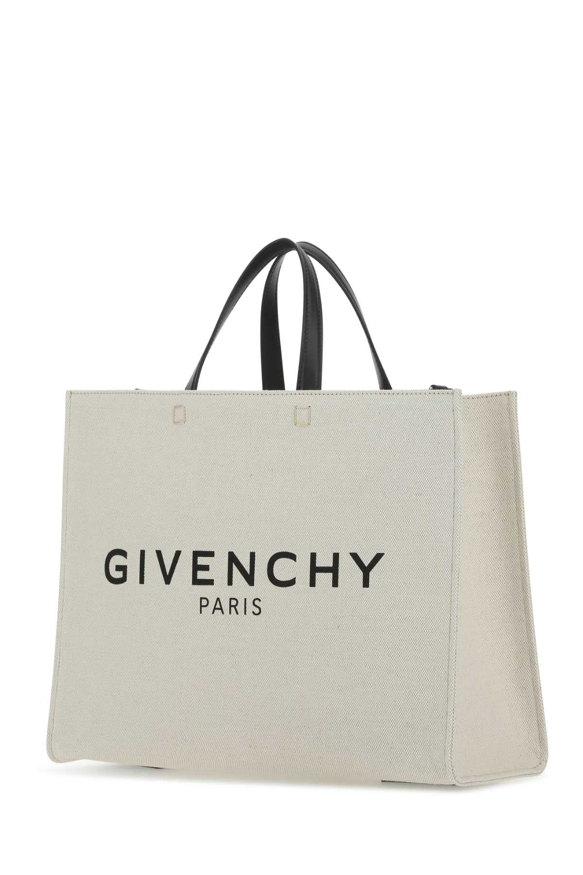 Givenchy Ivory Canvas Medium G Shopping Bag