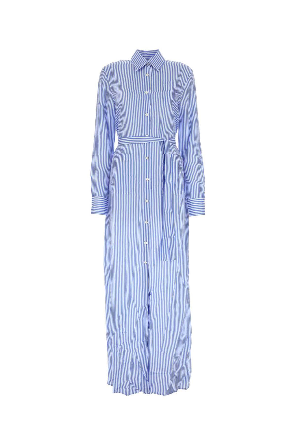 Prada Printed Silk Shirt Dress