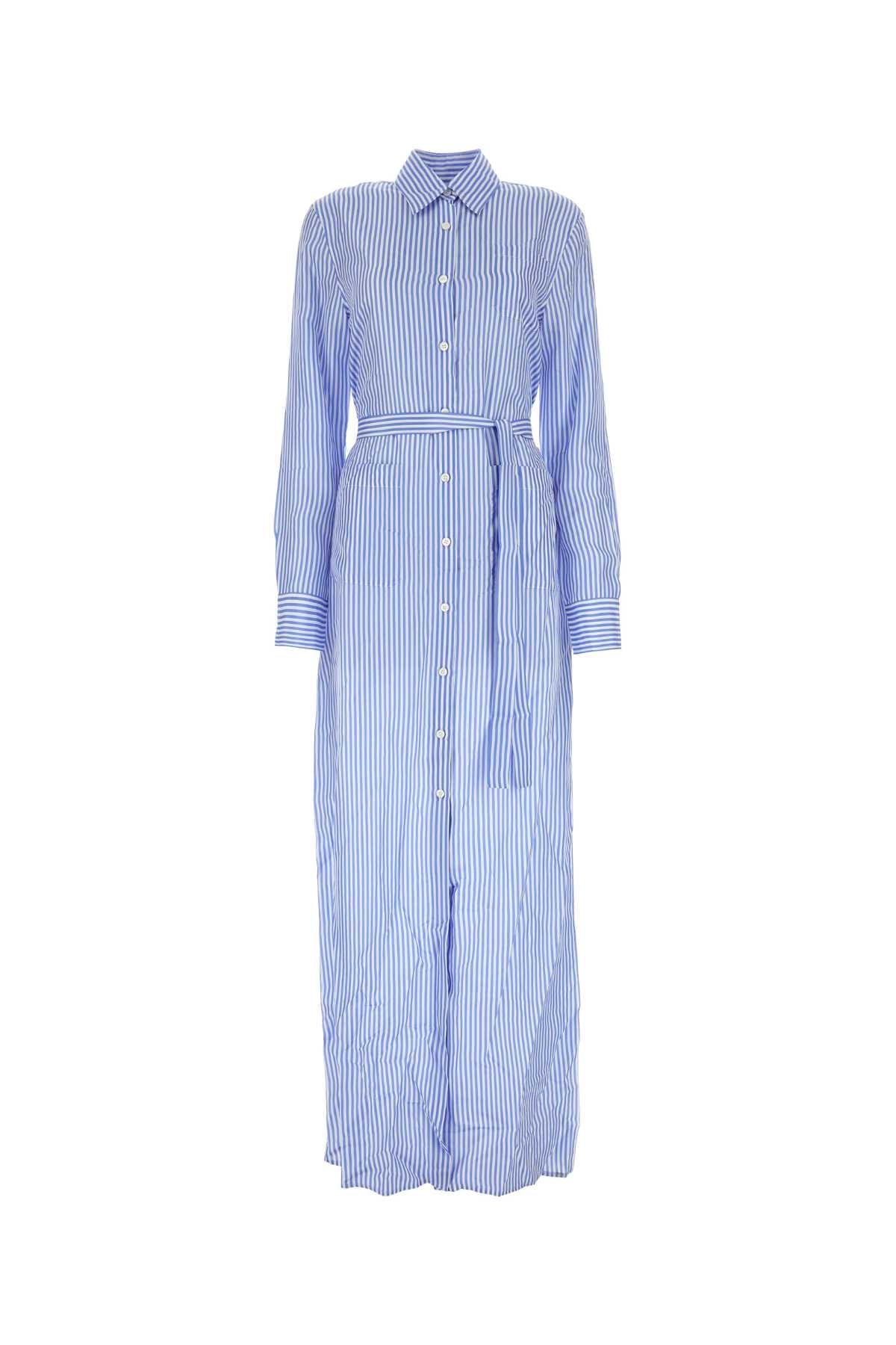 Prada Printed Silk Shirt Dress