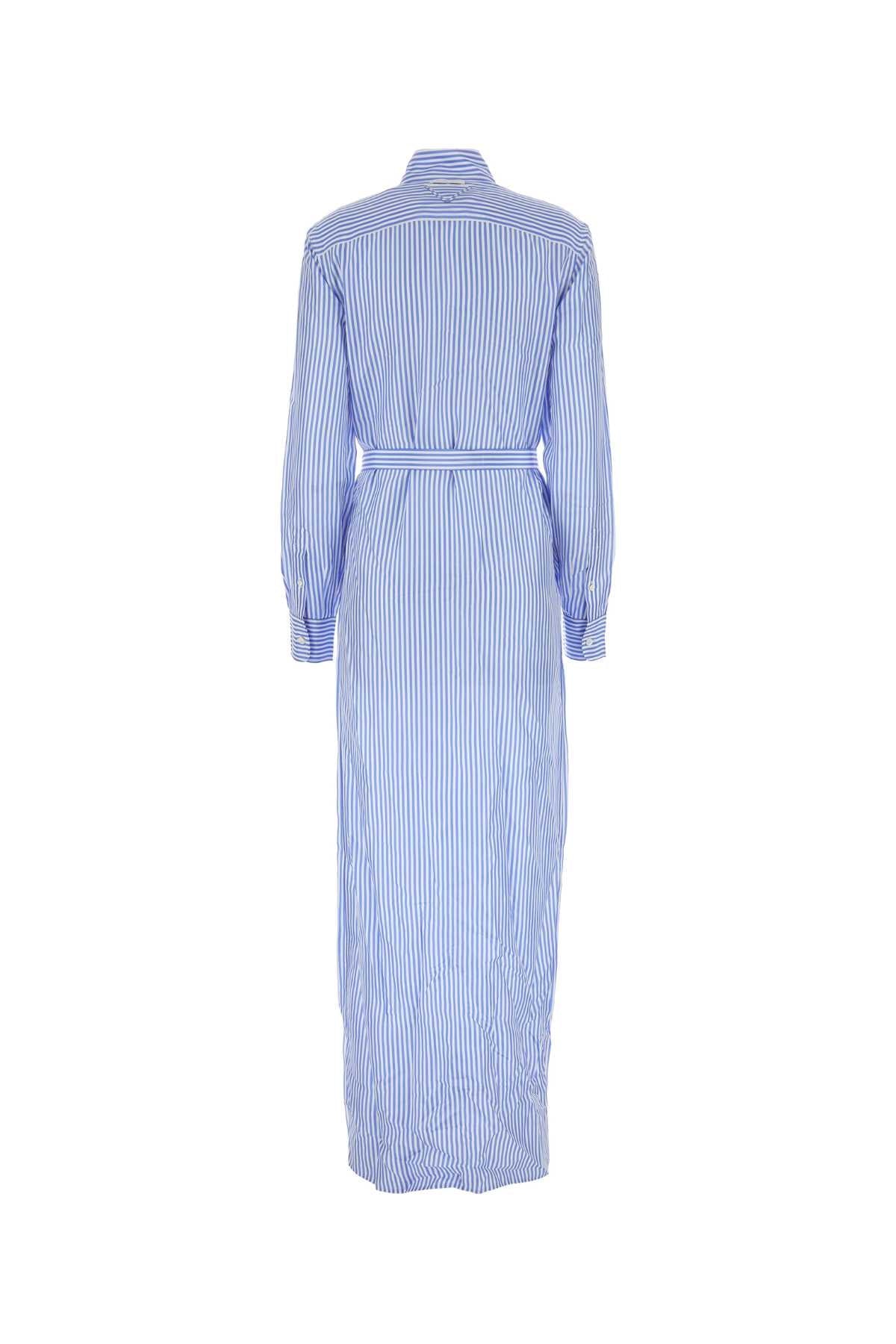 Prada Printed Silk Shirt Dress