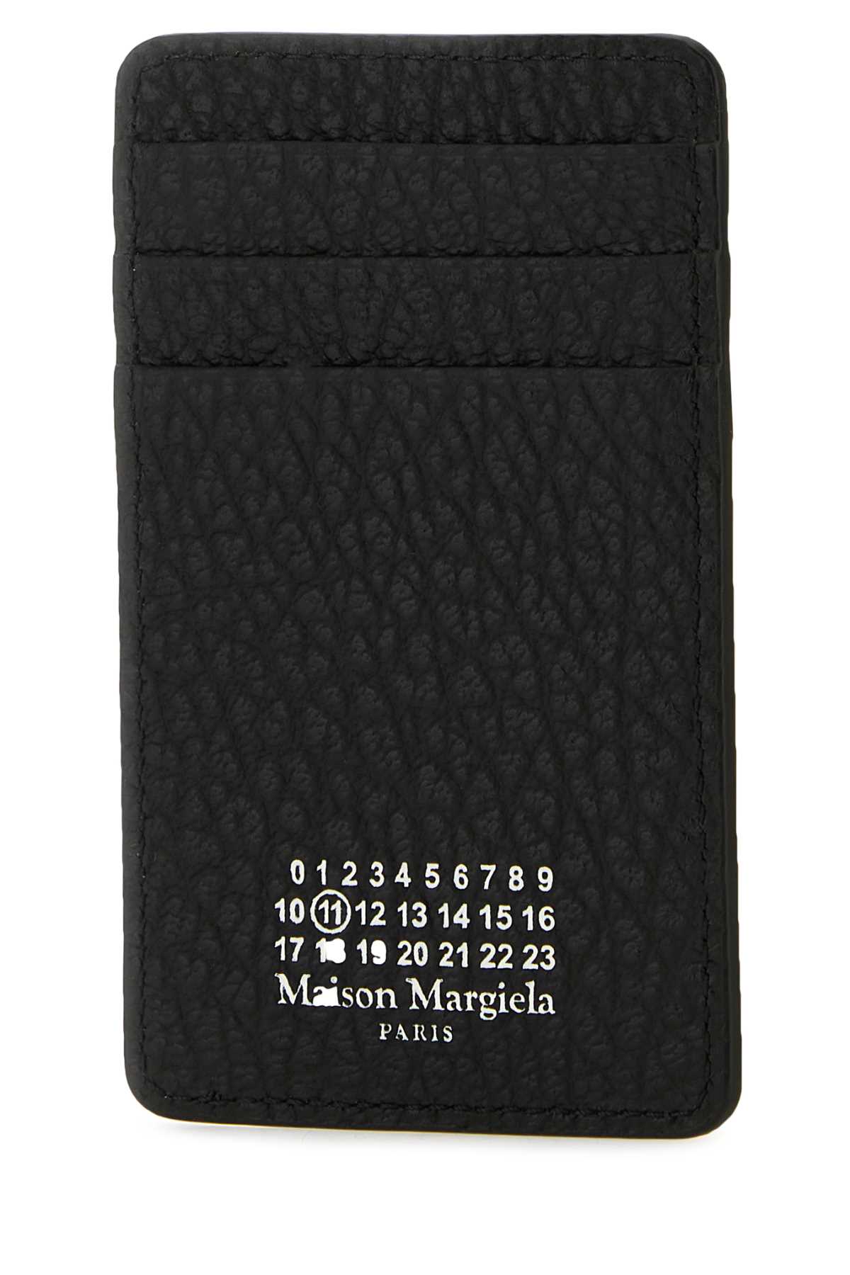 Maison Margiela Black Leather Card Holder