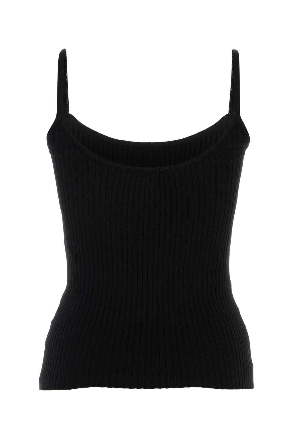 Courreges Black Viscose Blend Top