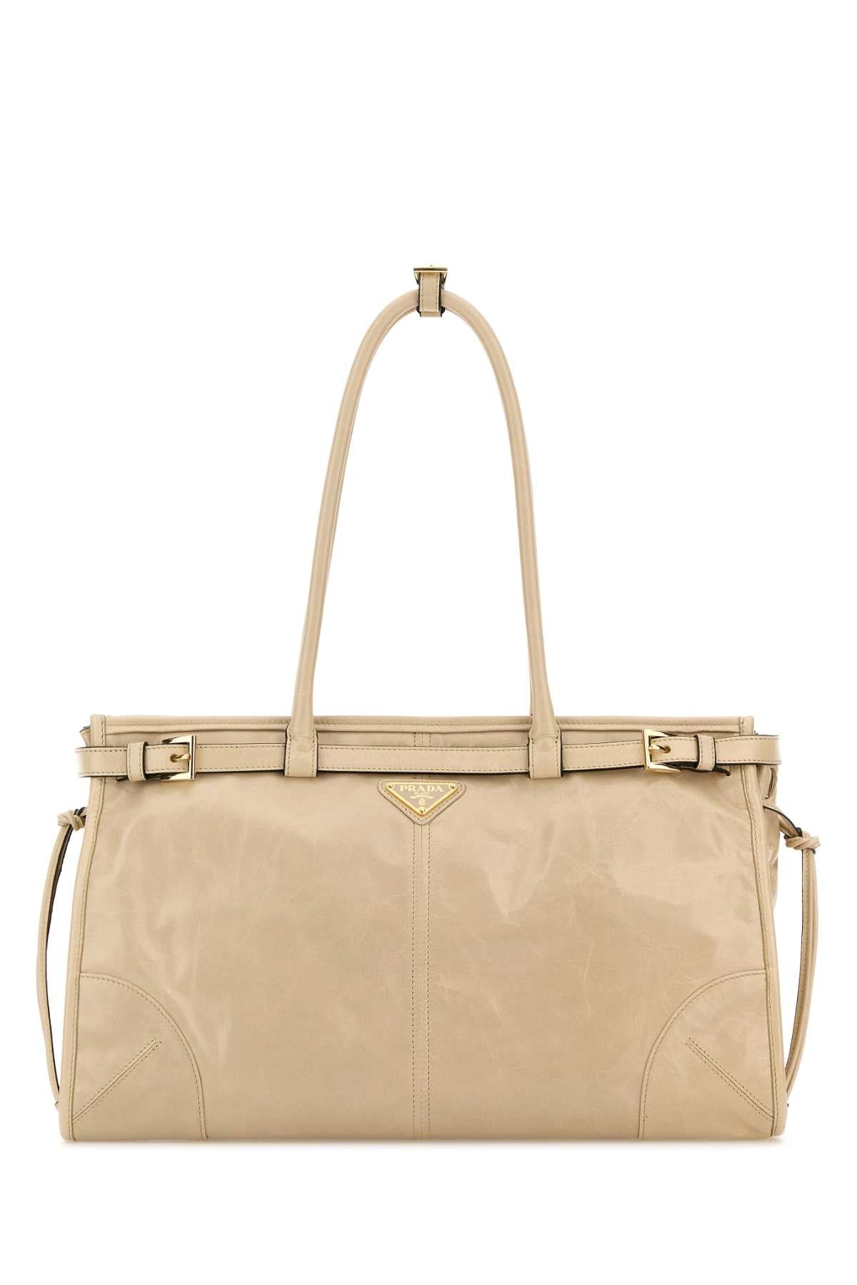 Prada Light Pink Leather Shoulder Bag