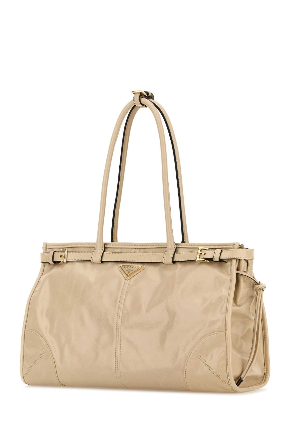 Prada Light Pink Leather Shoulder Bag