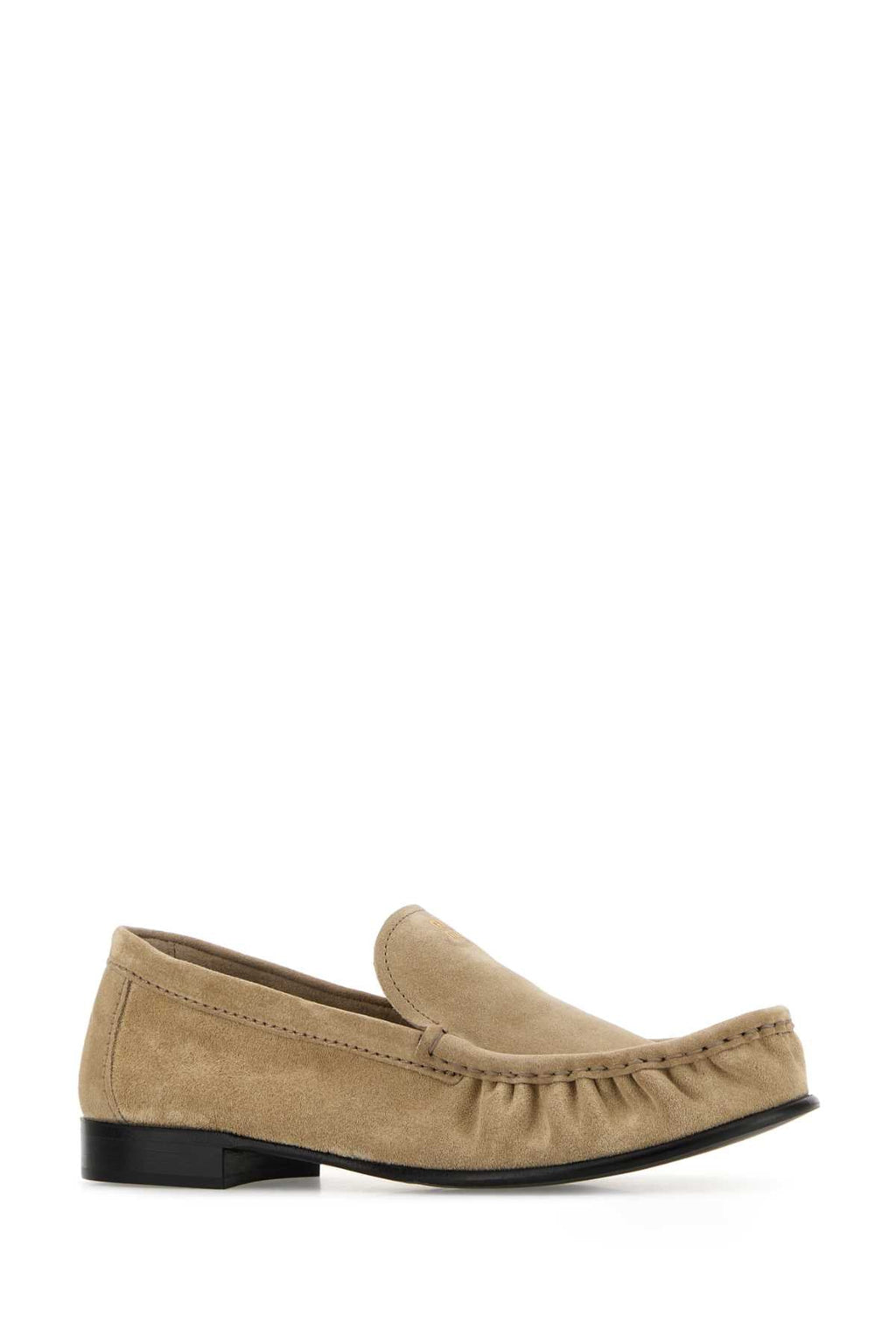 Miu Miu Sand Suede Loafers