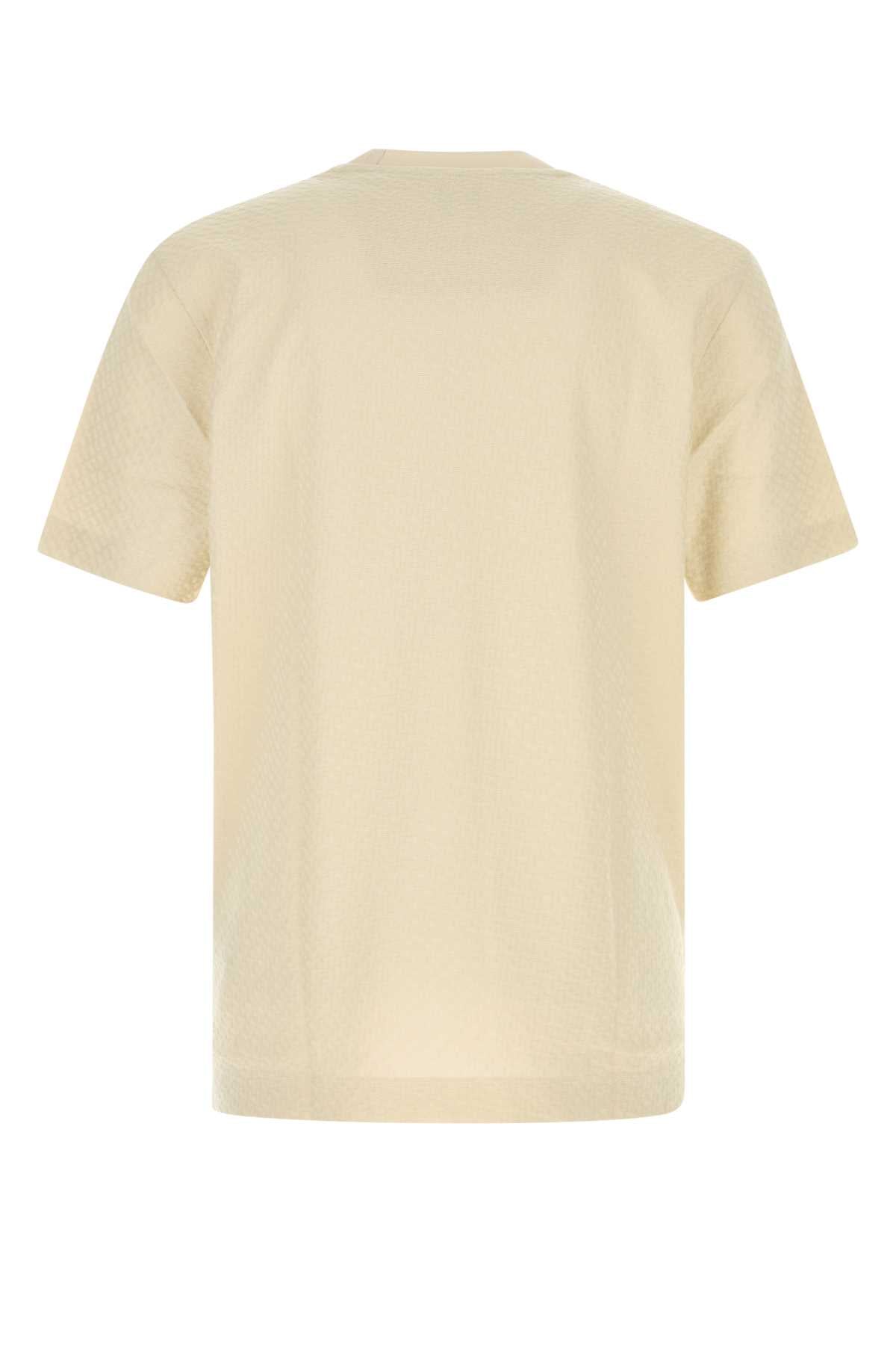 Boss Cream Cotton T Shirt