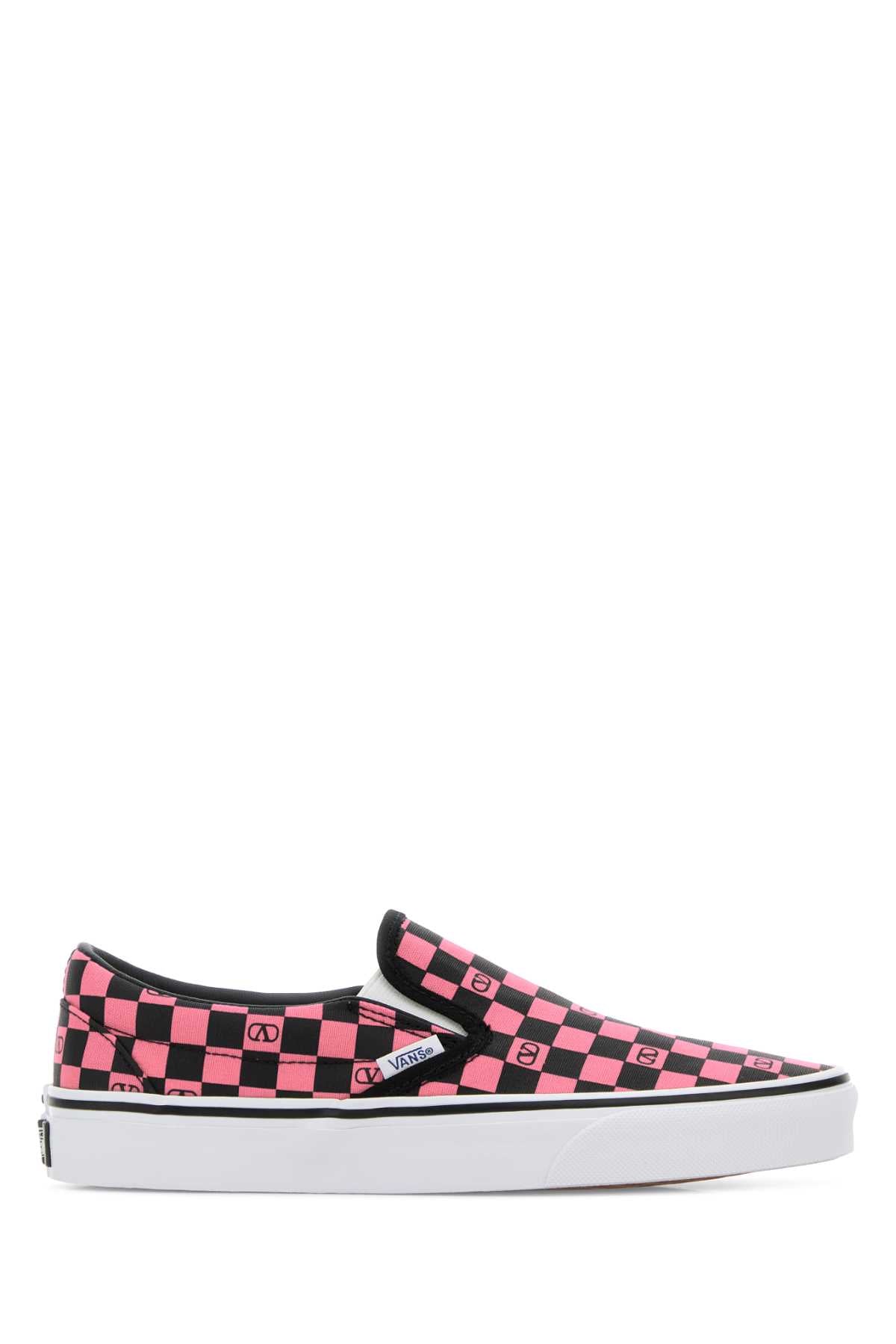 Valentino Garavani Printed Canvas Valentino Garavani X Vans Classic Slip On Slip Ons