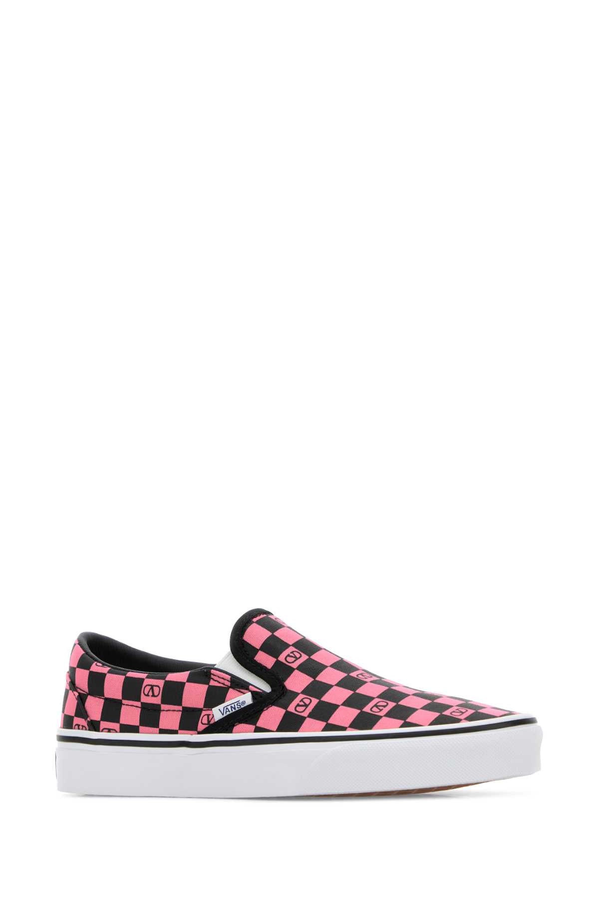 Valentino Garavani Printed Canvas Valentino Garavani X Vans Classic Slip On Slip Ons