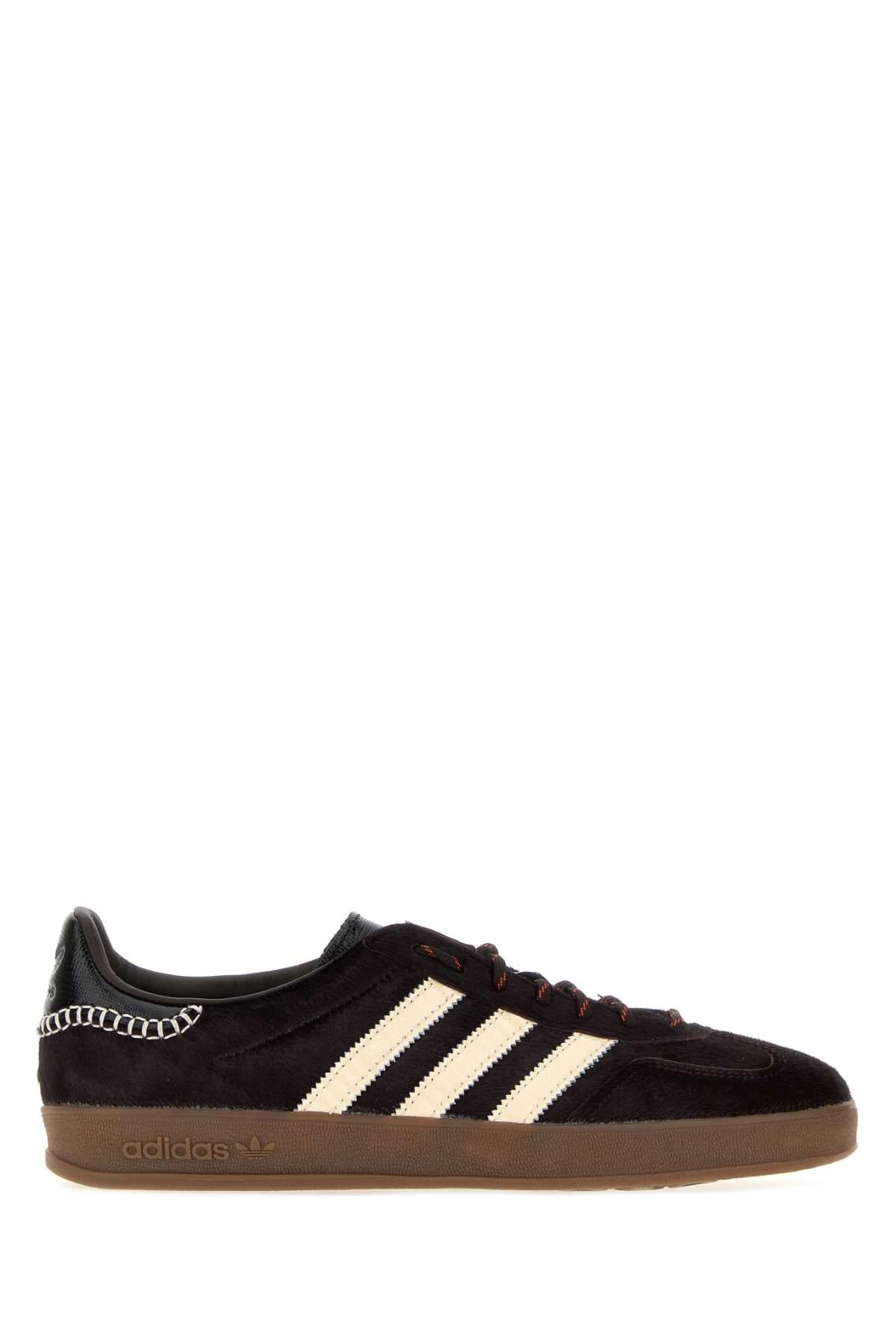 Adidas By Wales Bonner Chocolate Calf Hair Adidas X Wales Bonner Gazzelle Sneakers