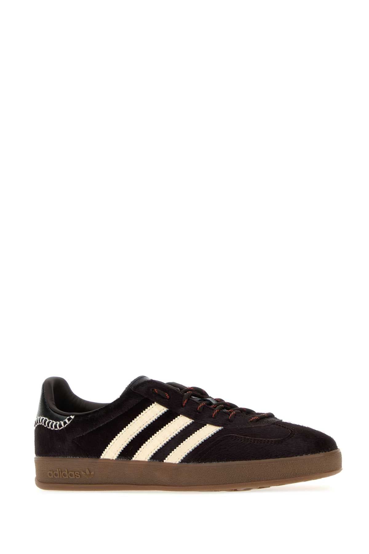 Adidas By Wales Bonner Chocolate Calf Hair Adidas X Wales Bonner Gazzelle Sneakers