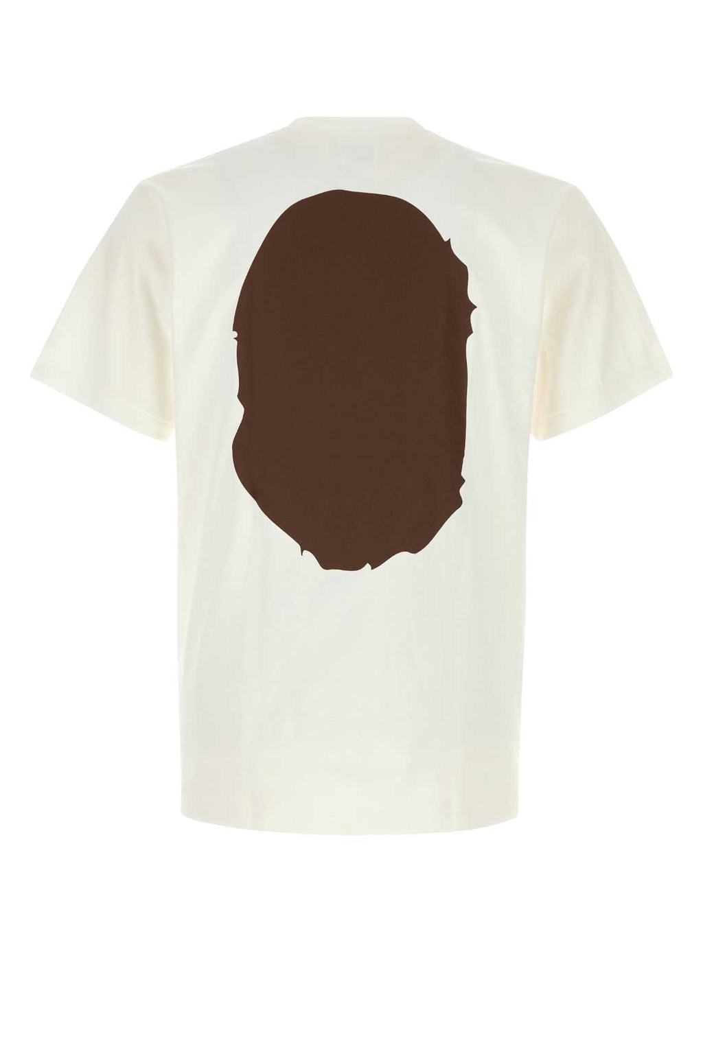 Bape White Cotton Big Ape Head T Shirt