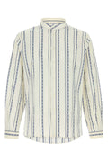 Brunello Cucinelli Embroidered Stretch Cotton Shirt