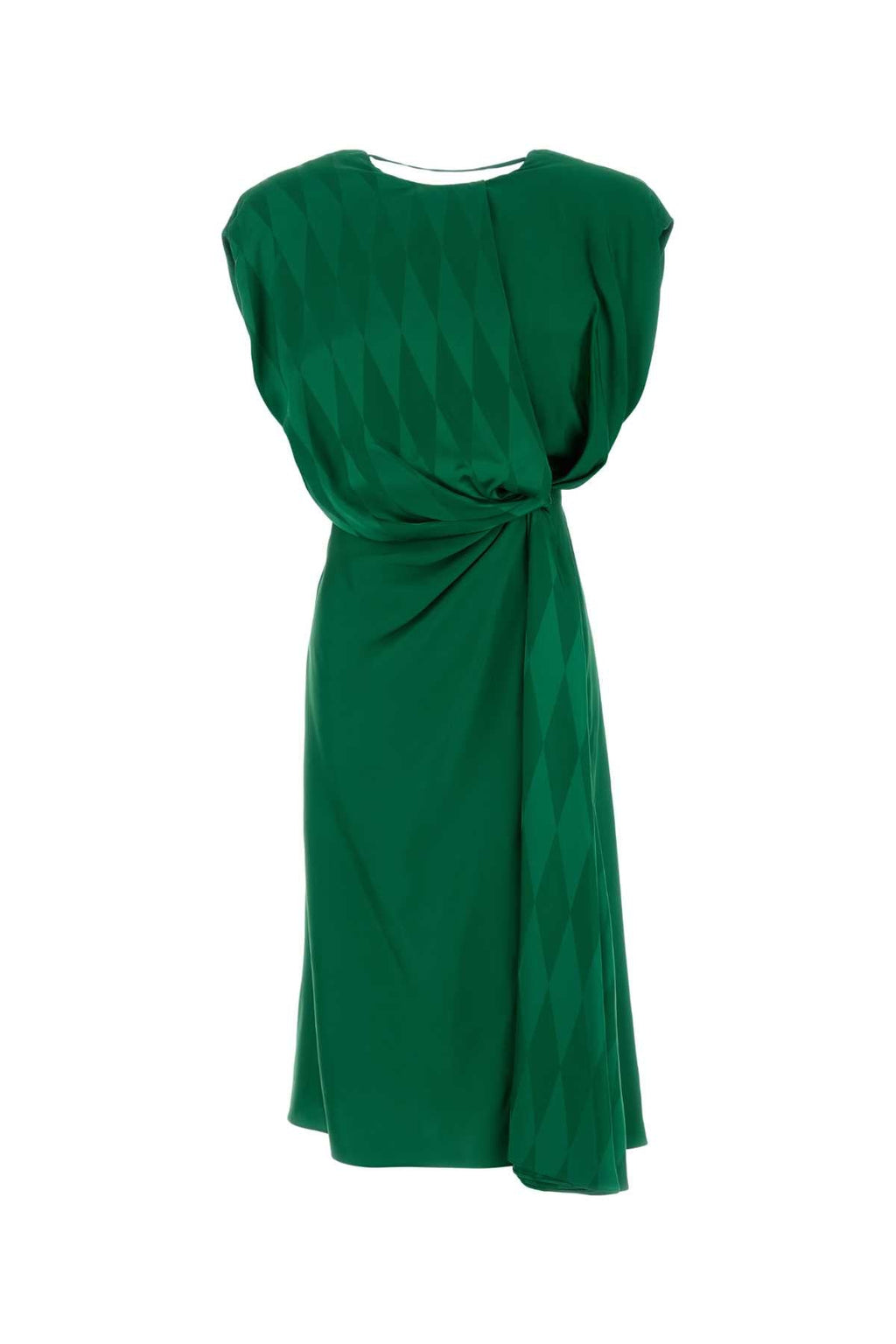 Versace Green Satin Dress