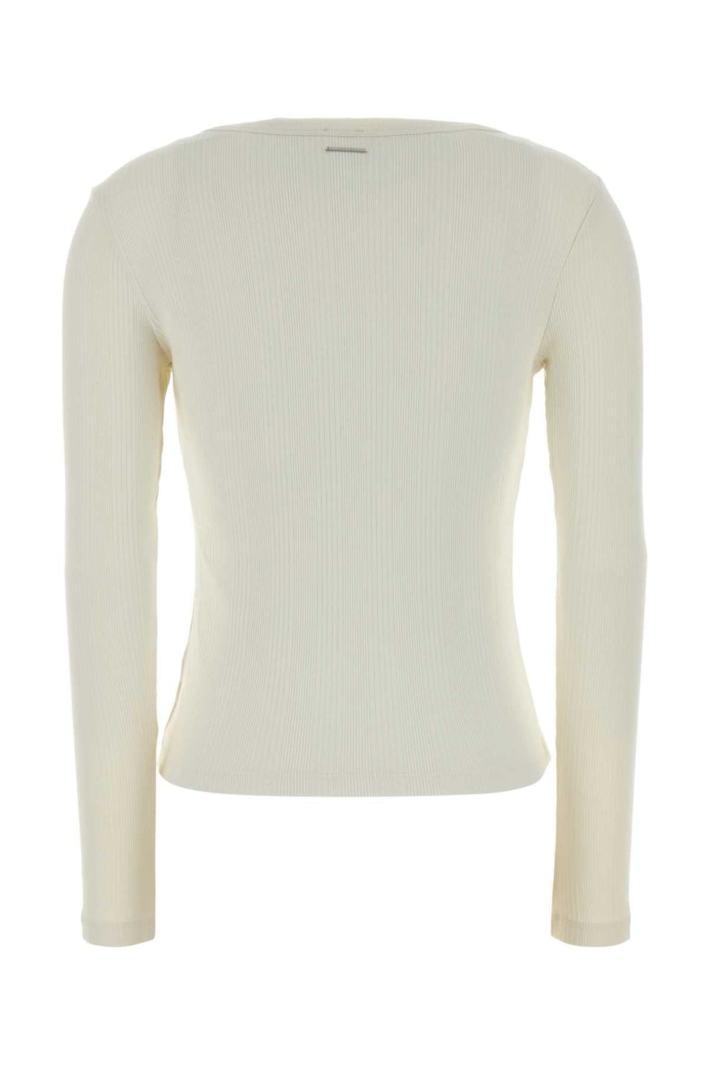 Calvin Klein Ivory Stretch Cotton T Shirt