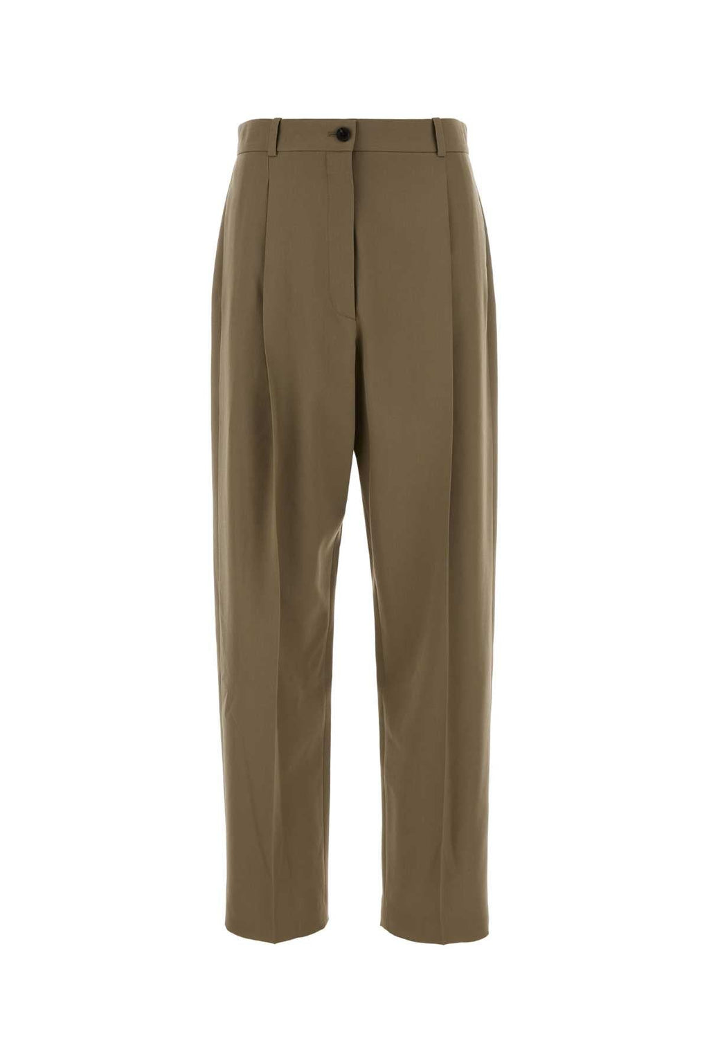 The Row Army Green Wool Gianni Pant