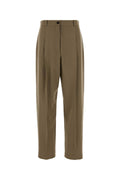 The Row Army Green Wool Gianni Pant