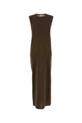 The Row Mud Stretch Silk Blend Oiva Dress
