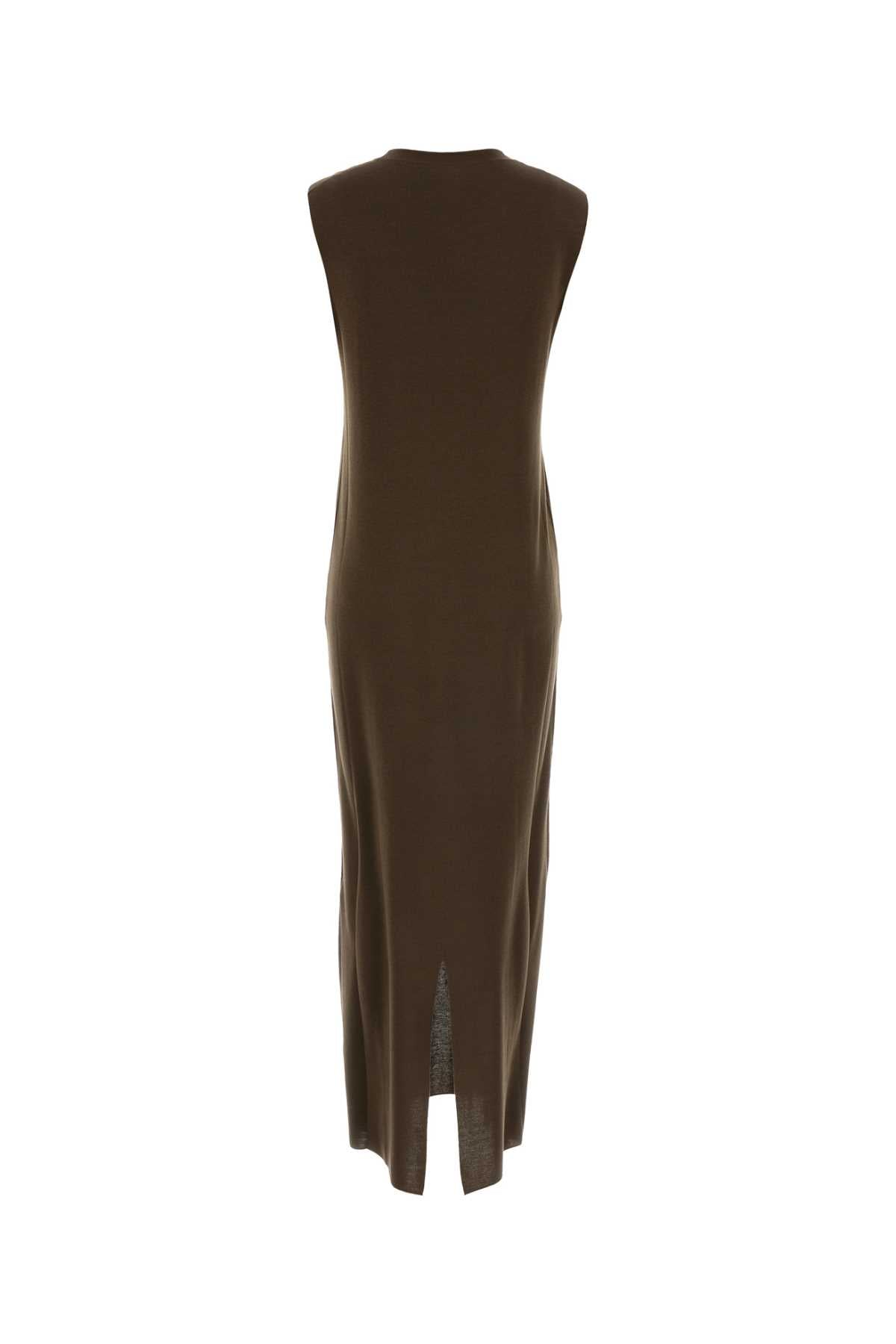 The Row Mud Stretch Silk Blend Oiva Dress