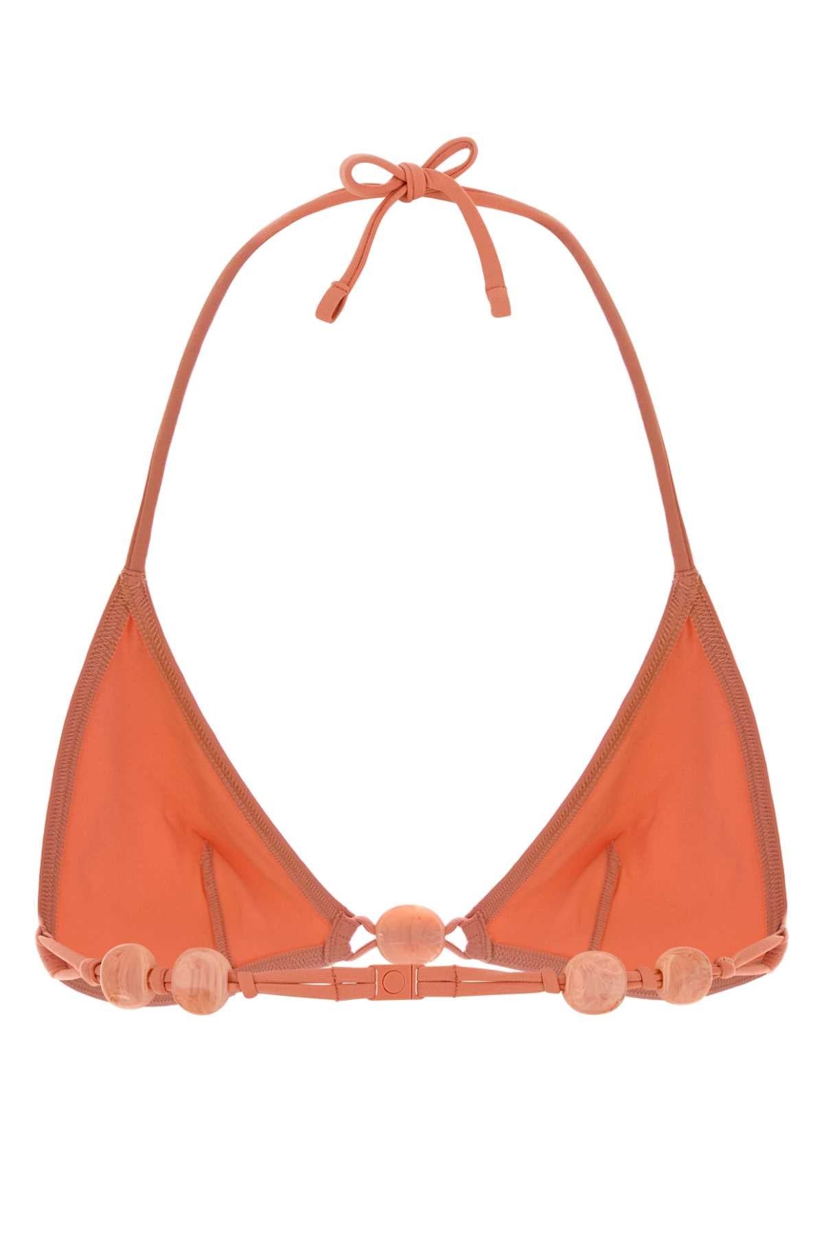 Eres Peach Stretch Nylon Alva Bikini Top