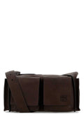 Miu Miu Dark Brown Nappa Leather Utilitaire Crossbody Bag