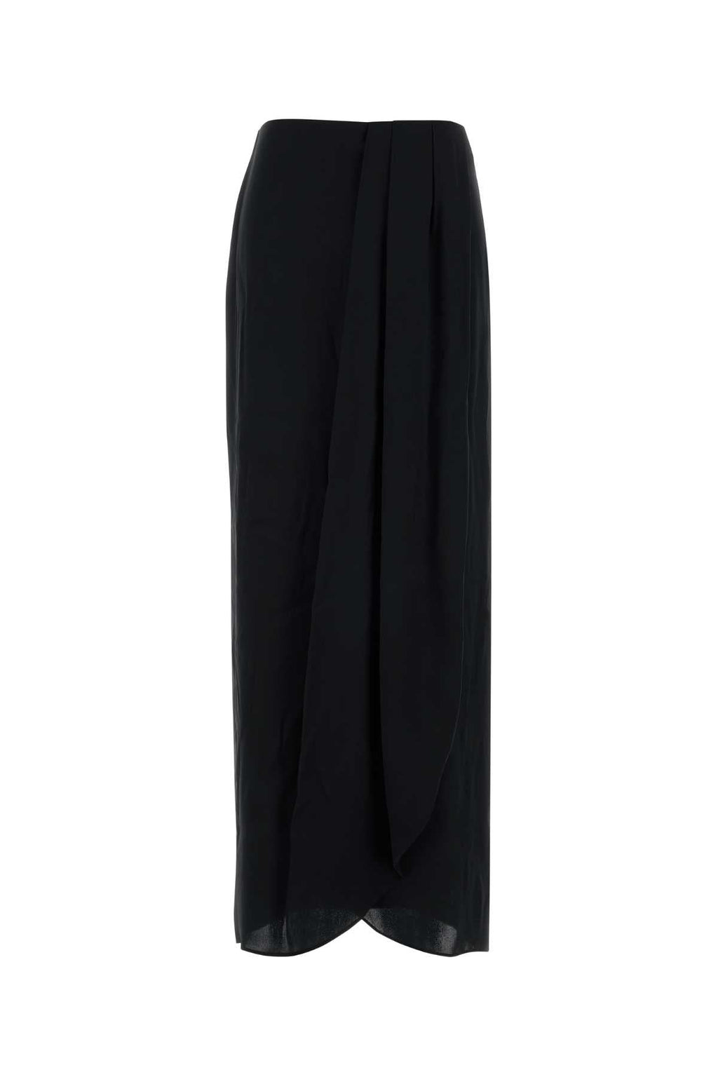 Maison Margiela Black Satin Skirt