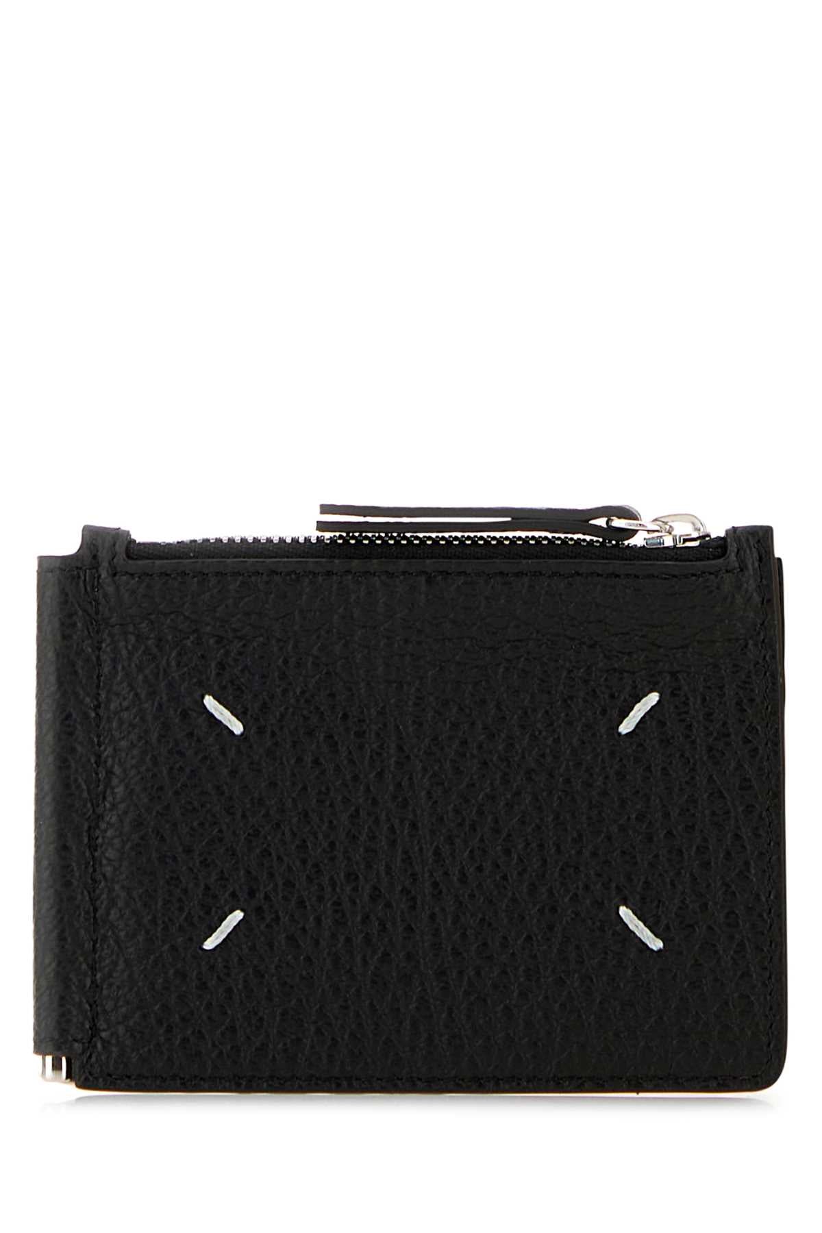 Maison Margiela Black Leather Wallet