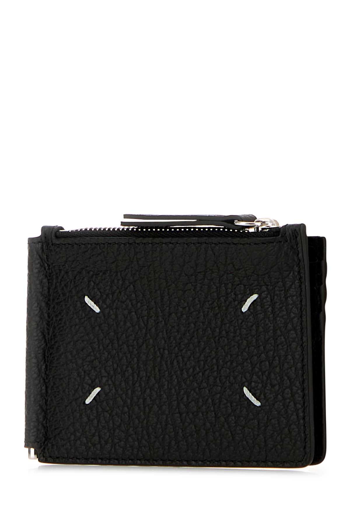 Maison Margiela Black Leather Wallet