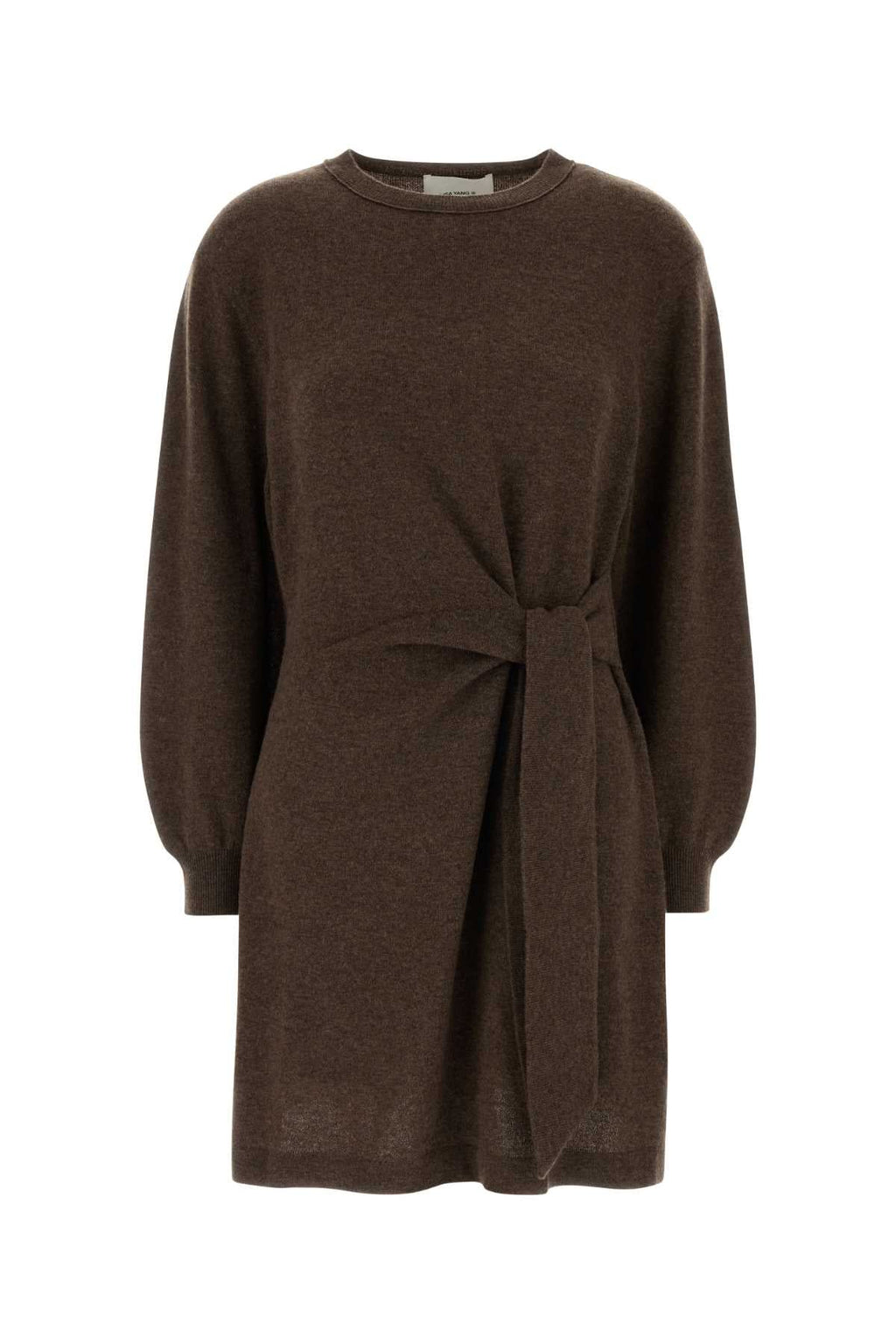 Lisa Yang Brown Cashmere Abrielle Sweater Dress