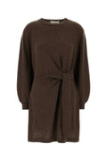 Lisa Yang Brown Cashmere Abrielle Sweater Dress