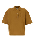 Saint Laurent Ochre Piquet Oversize Polo Shirt