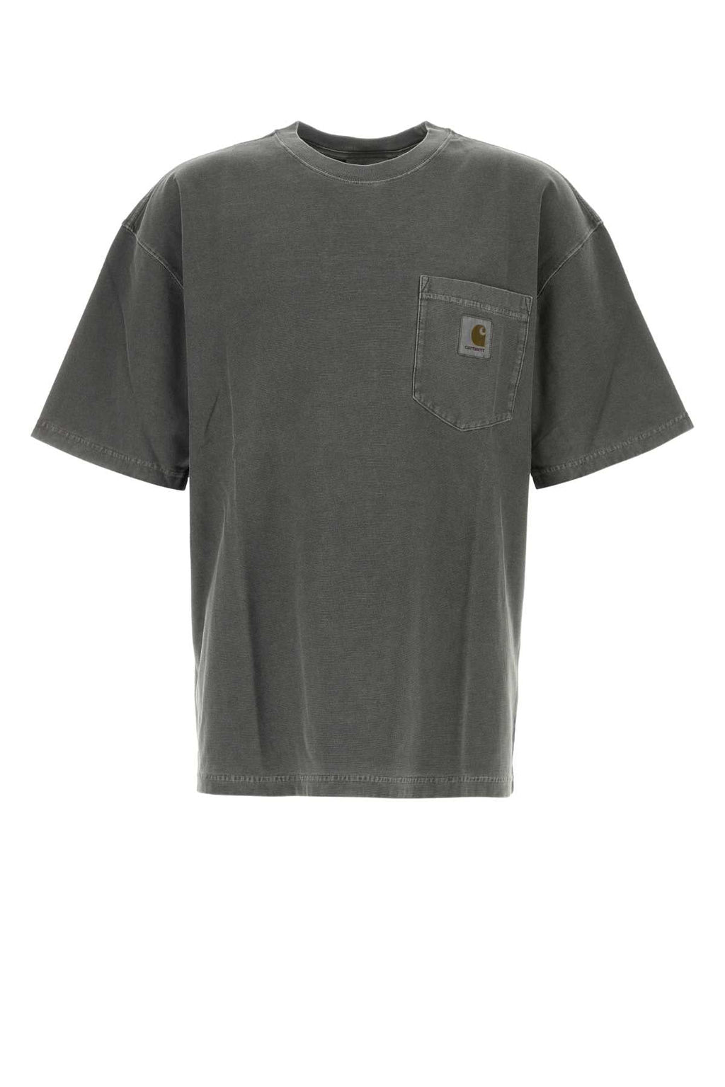 Carhartt Wip Dark Grey Cotton S/S Loose Pocket T Shirt