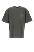 Carhartt Wip Dark Grey Cotton S/S Loose Pocket T Shirt