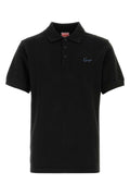 Kenzo Black Piquet Polo Shirt