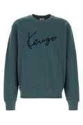Kenzo Air Force Blue Cotton Sweatshirt